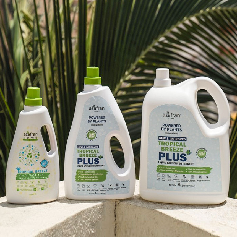 Azafran Plant-based Laundry Detergent vs. Regular Detergents
