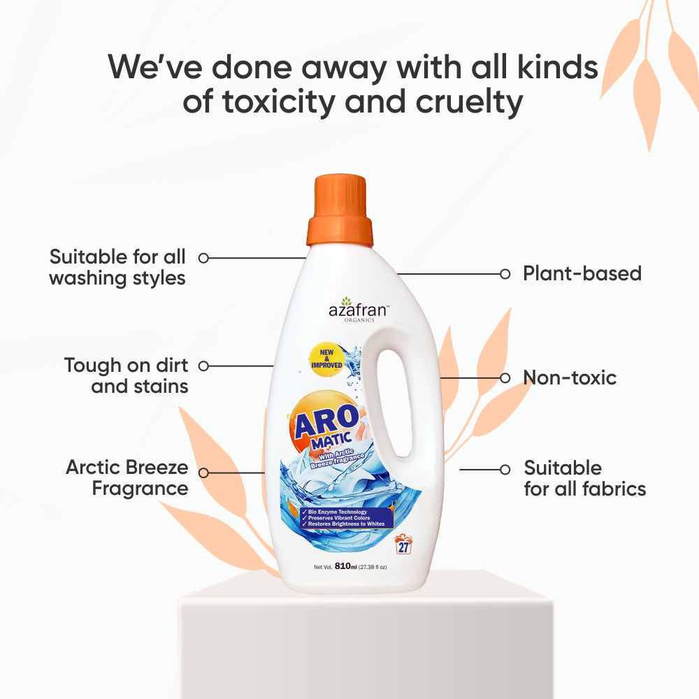ARO MATIC Liquid Laundry Detergent with Arctic Breeze Fragrance