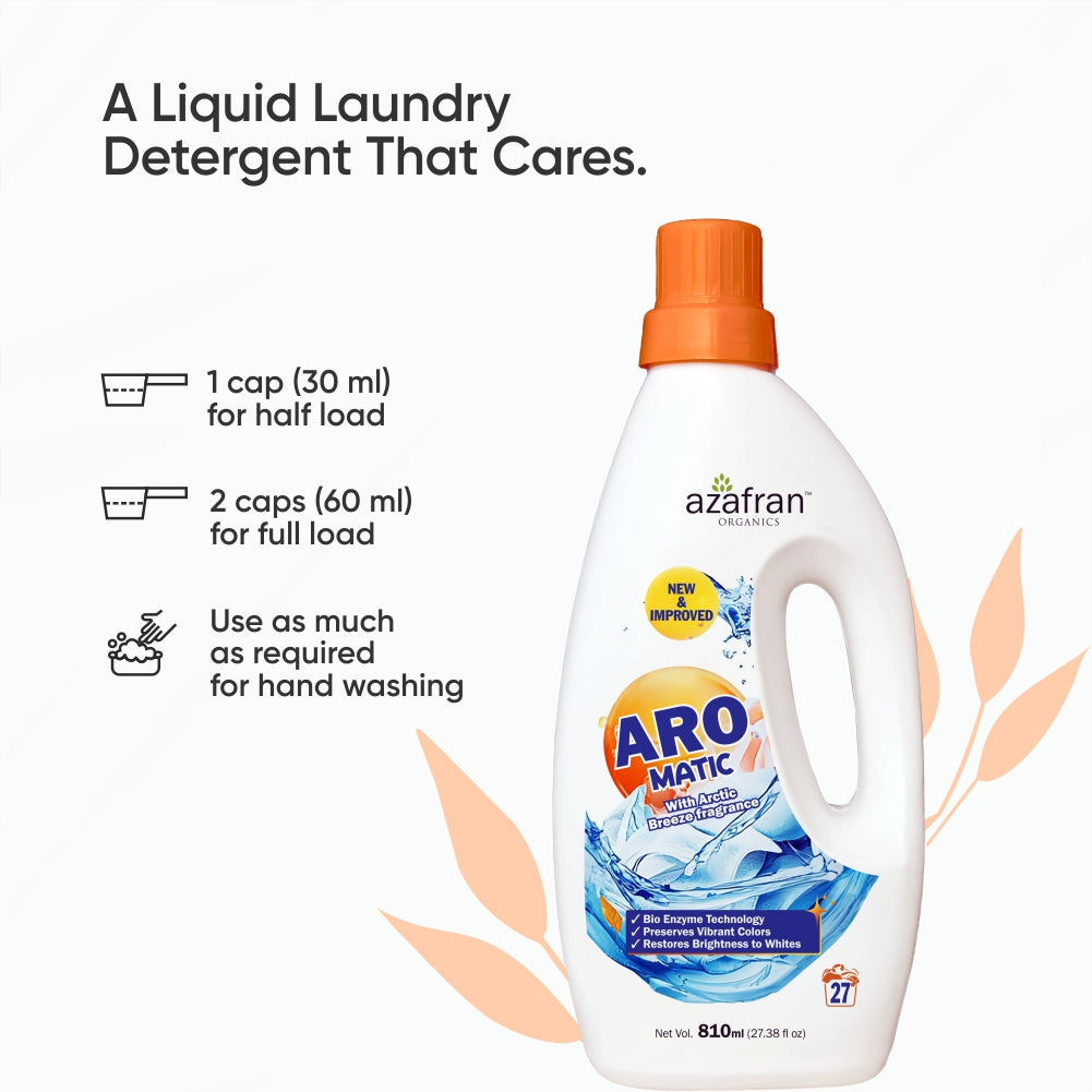 ARO MATIC Liquid Laundry Detergent with Arctic Breeze Fragrance