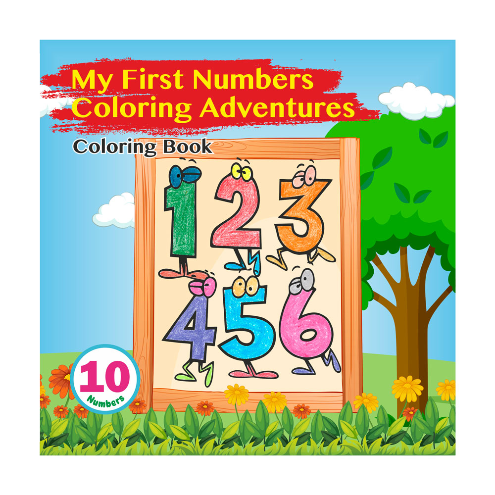 My First Numbers Coloring Adventures - Coloring Book