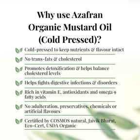 Organic Mustard Oil (Cold Pressed)