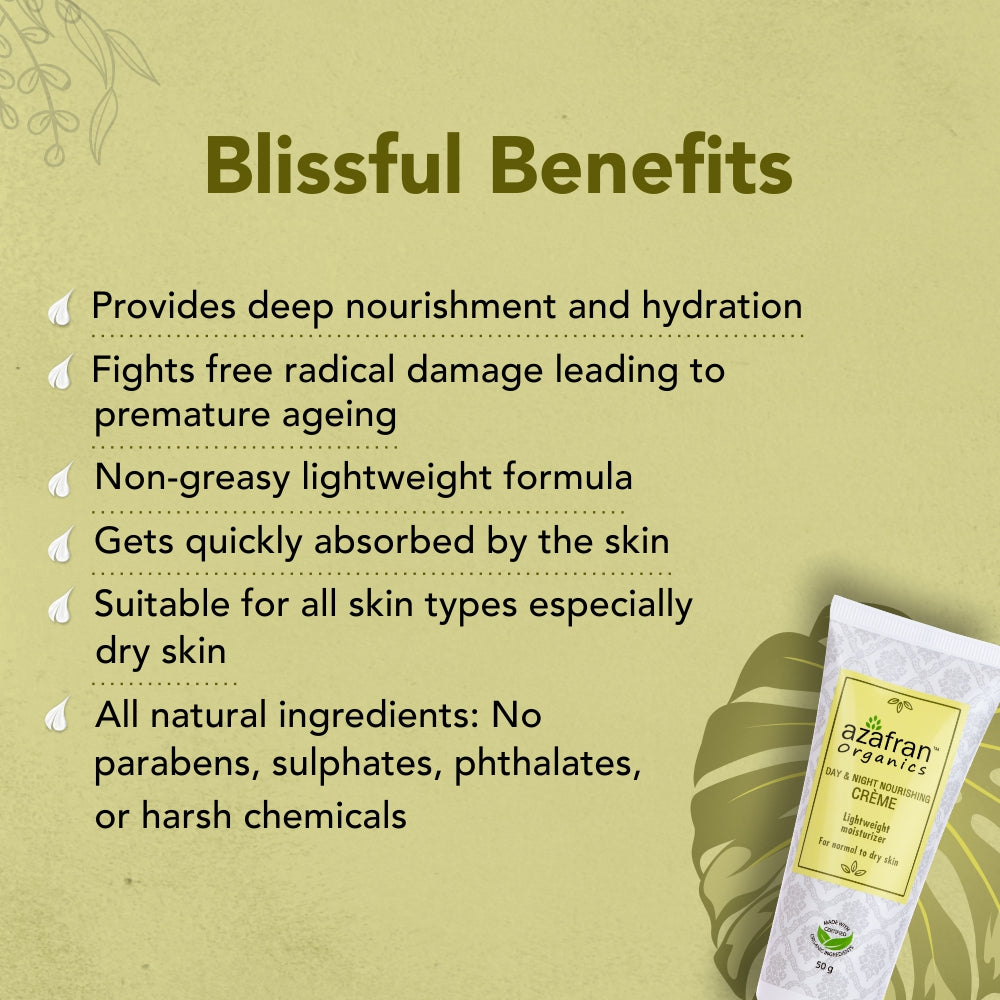 Day & Night Nourishing Cream - Lightweight Moisturizer