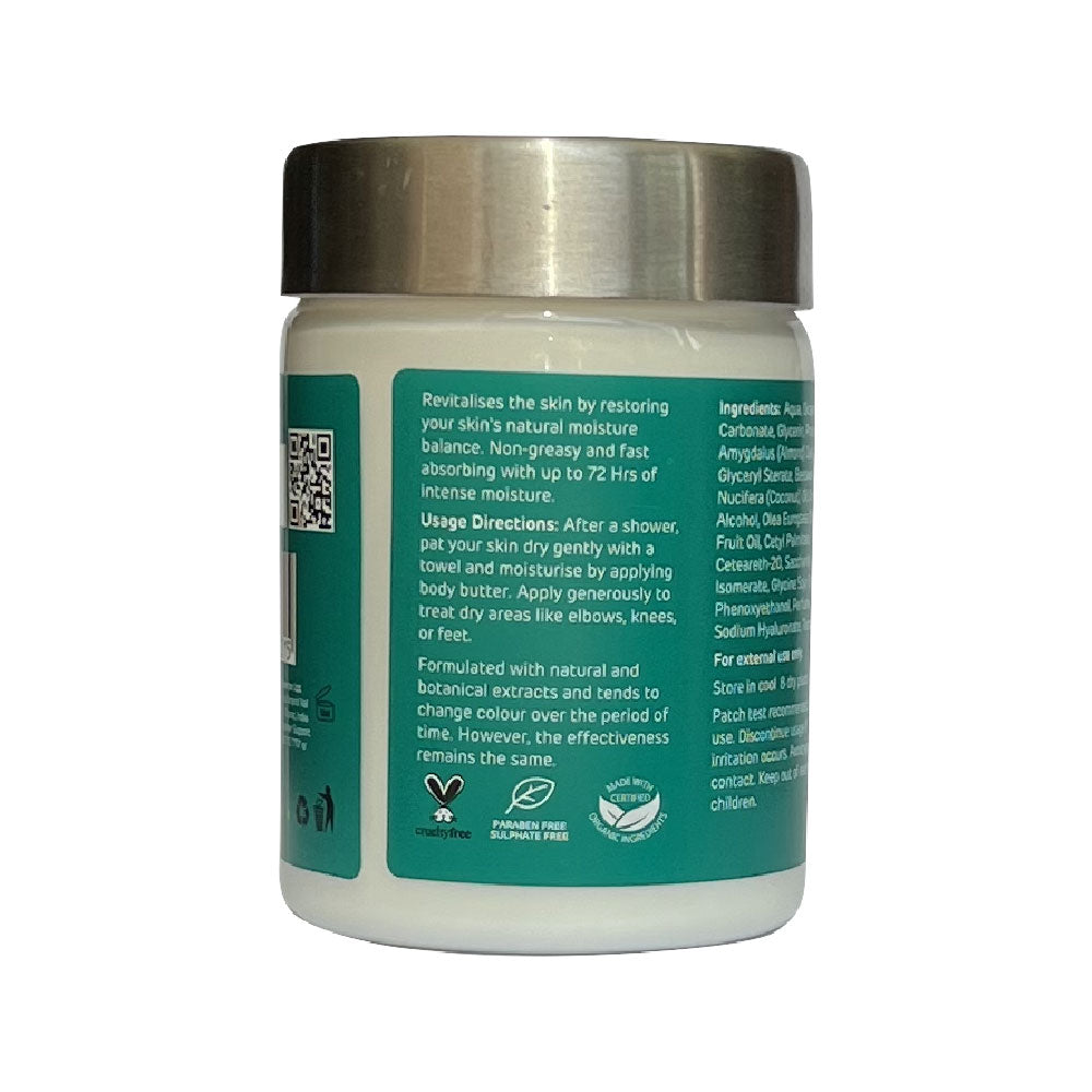 Ultra Rich Hydrating Body Butter - Almond & Coconut Butter with Hyaluronic Acid