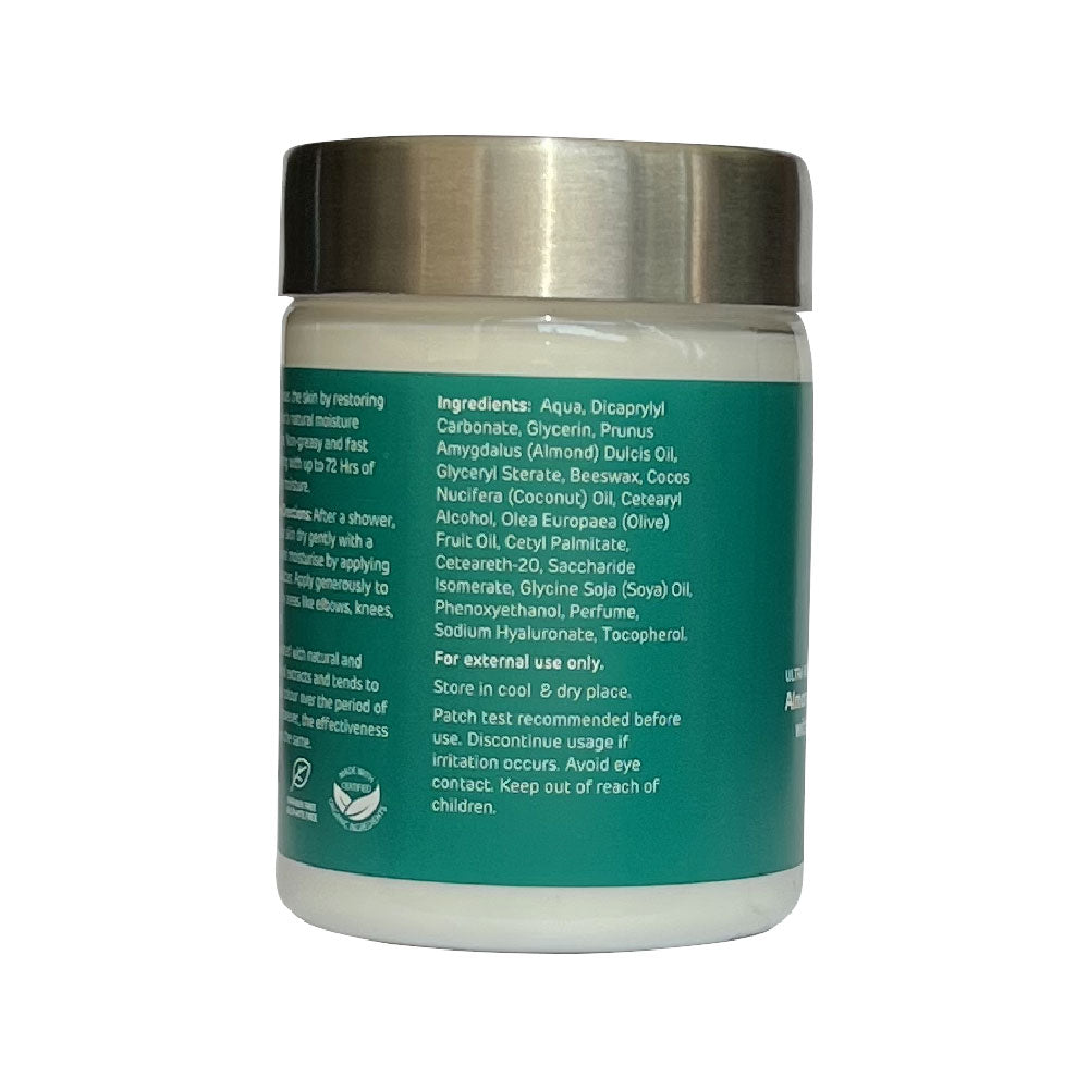 Ultra Rich Hydrating Body Butter - Almond & Coconut Butter with Hyaluronic Acid