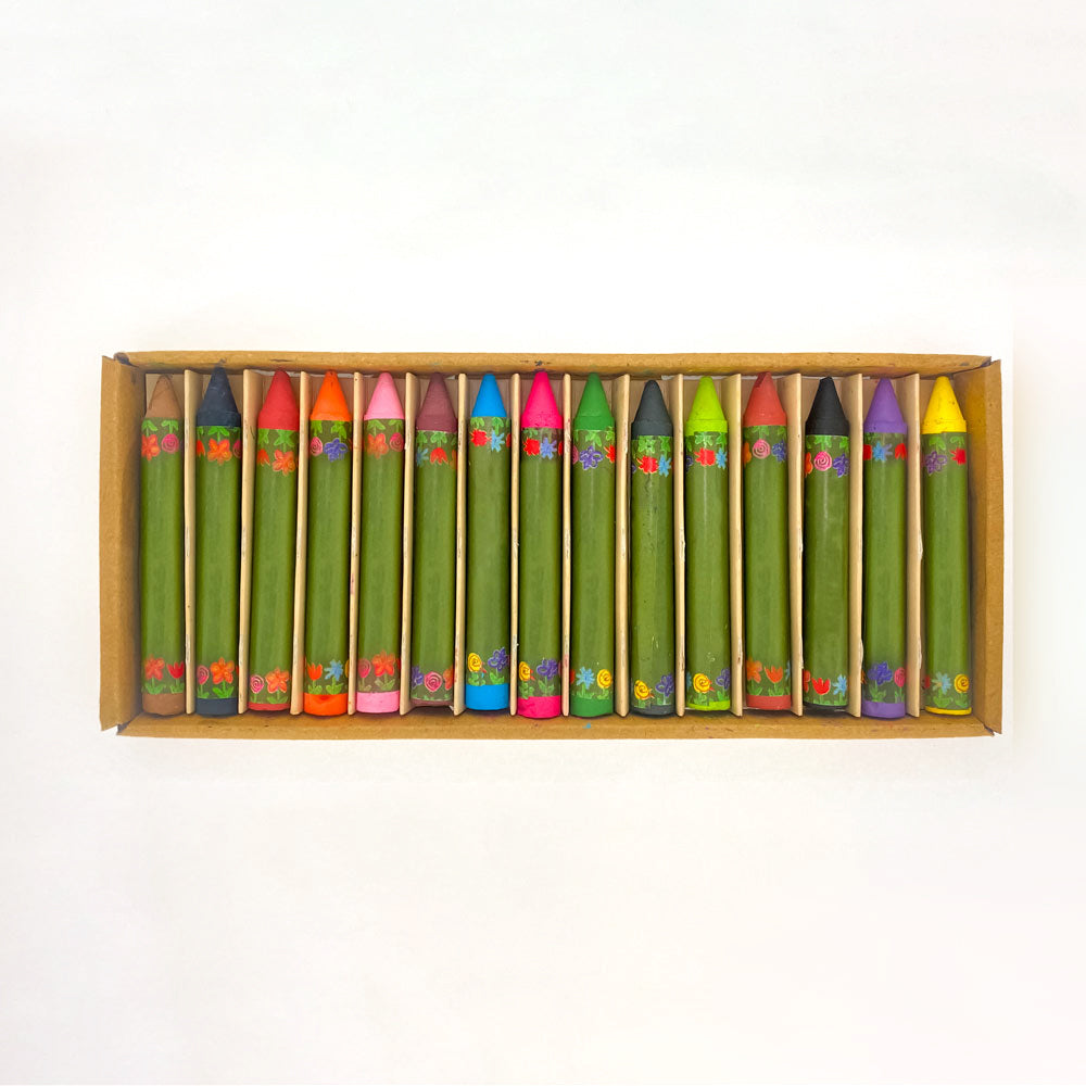 Buy Azafran Organic Pencil Crayons (15 colors)