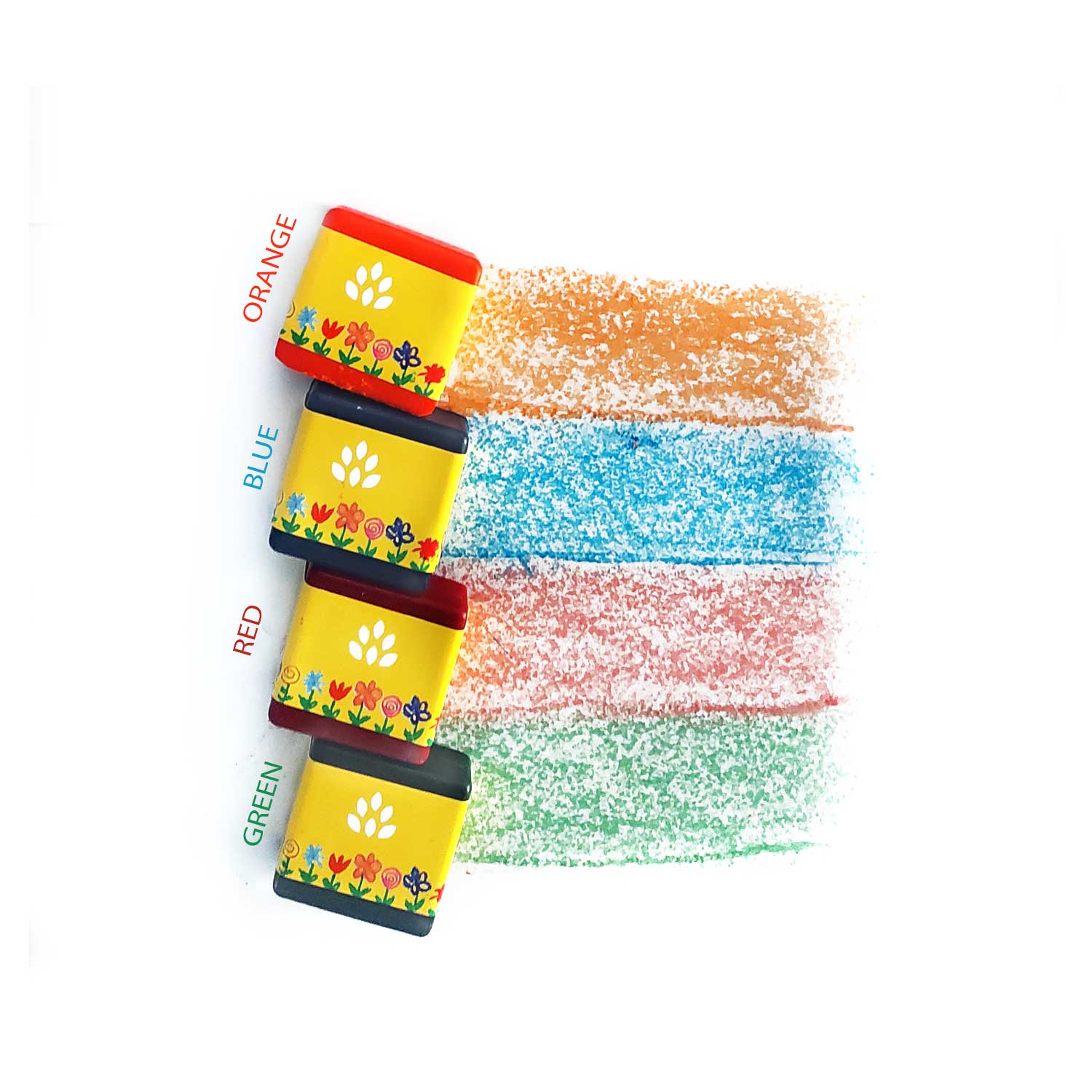 My First  Crayon - 4 Jumbo Washable Block Colours for kids 12m+