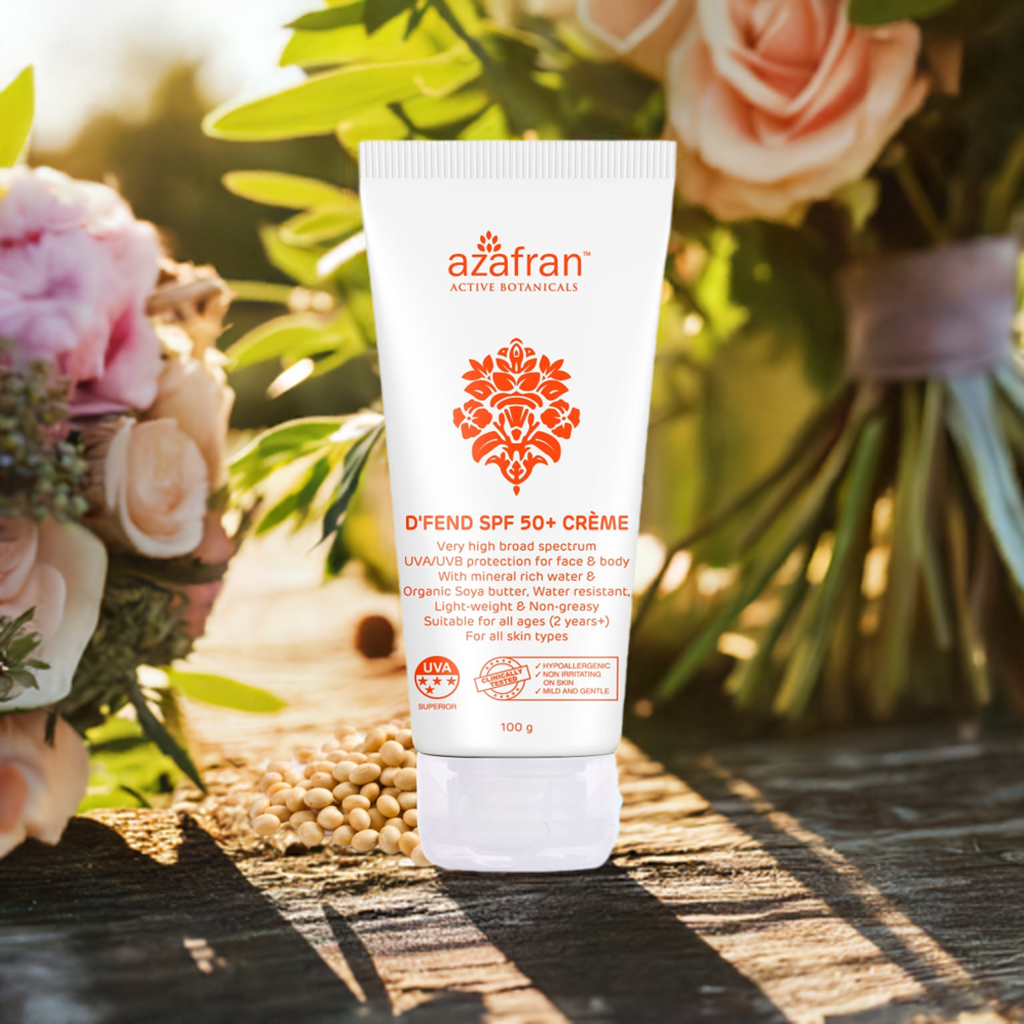 D’fend SPF 50 Non-toxic plant-based sunscreen