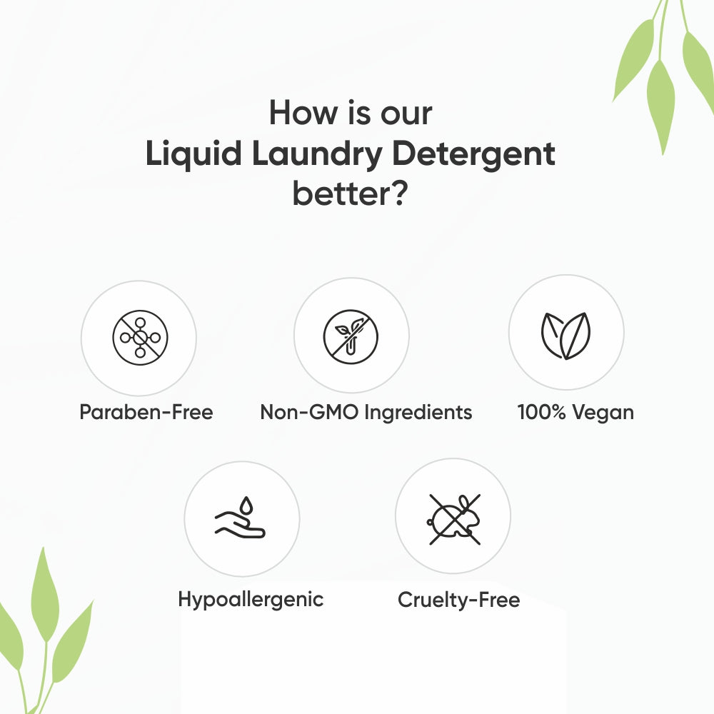 New & Improved Tropical Breeze Plus 8 in 1 Plant Based Liquid Laundry Detergent