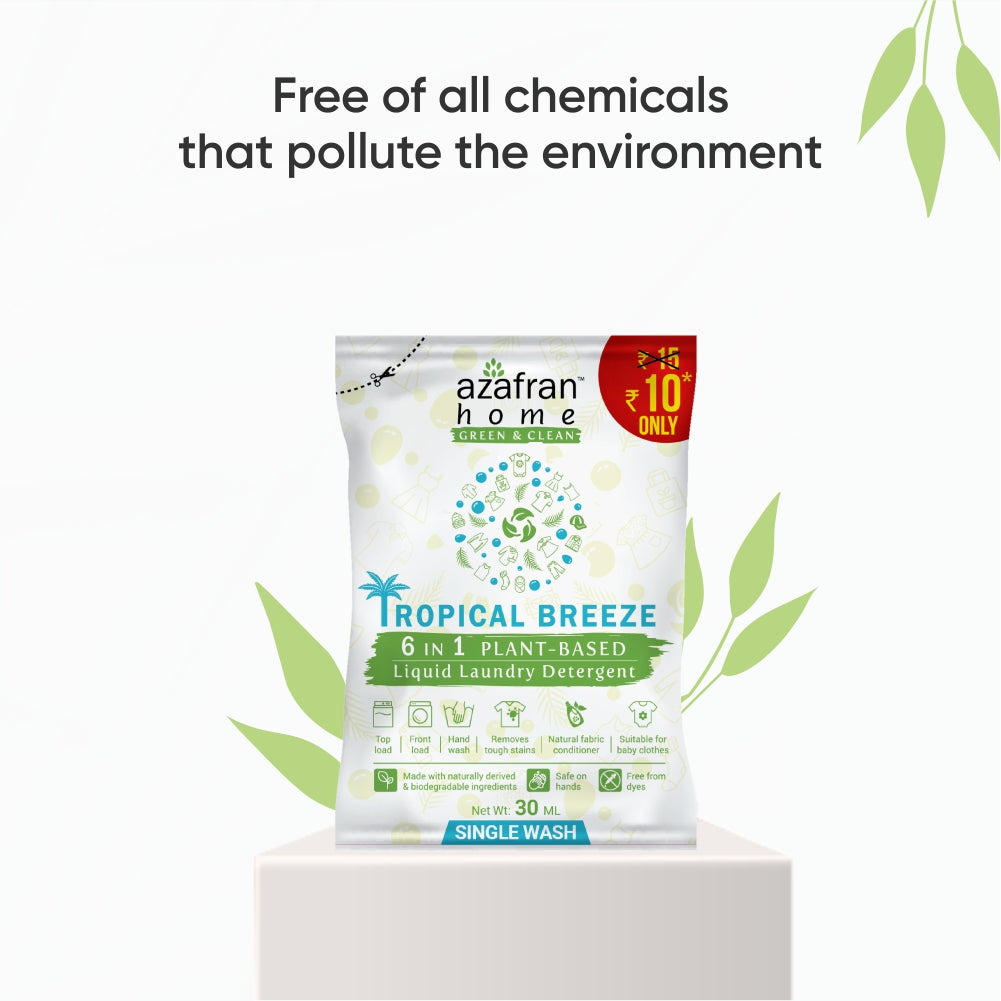 Buy Azafran Tropical Breeze 6 in 1 Plant Based Liquid Laundry