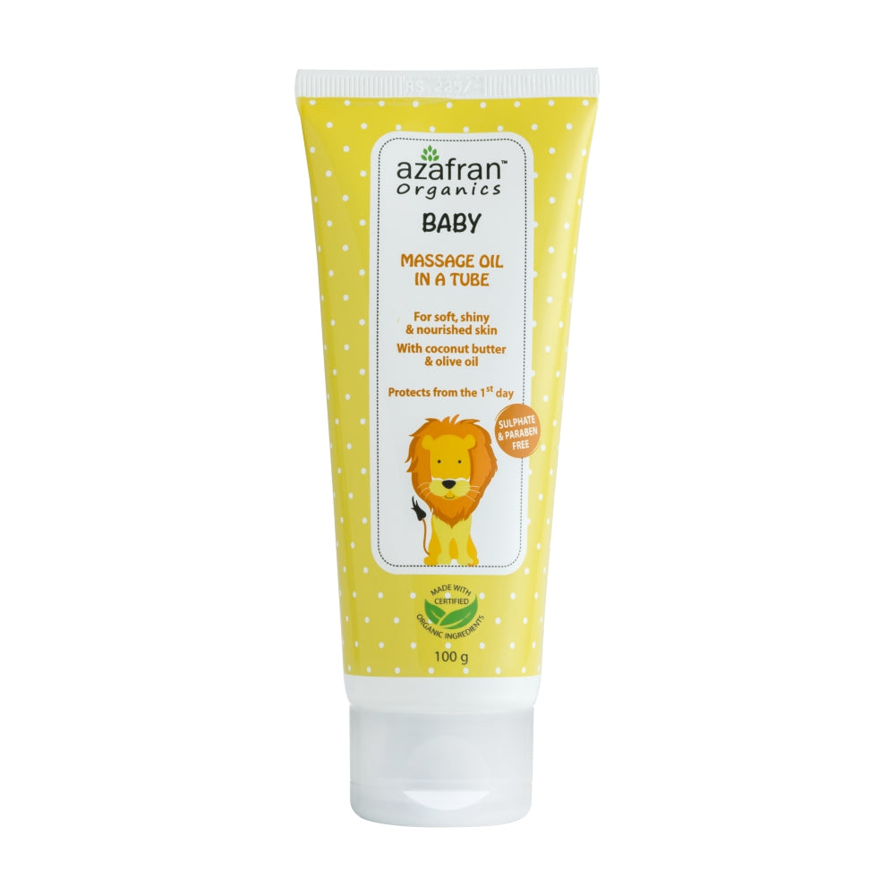 Baby Massage oil in a tube