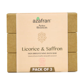 Licorice & Saffron Bath Bar – Pack of 3