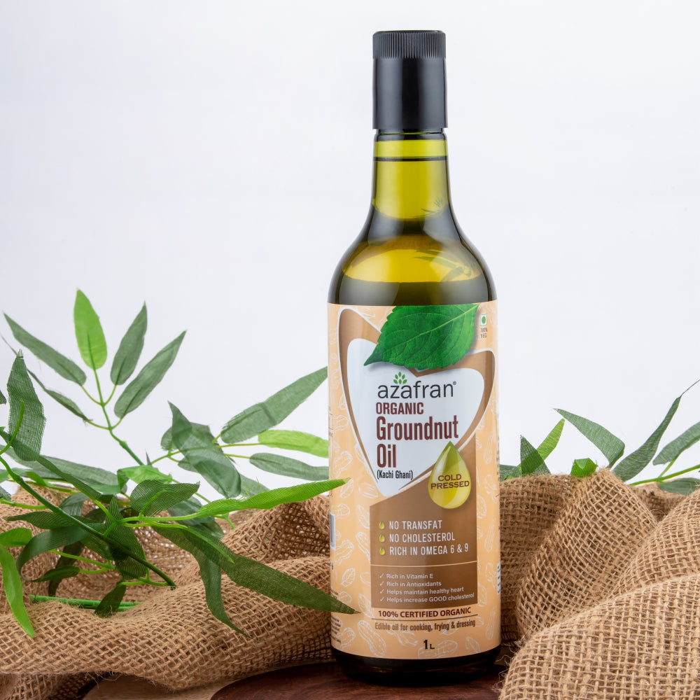 Organic Groundnut Oil (Cold Pressed)