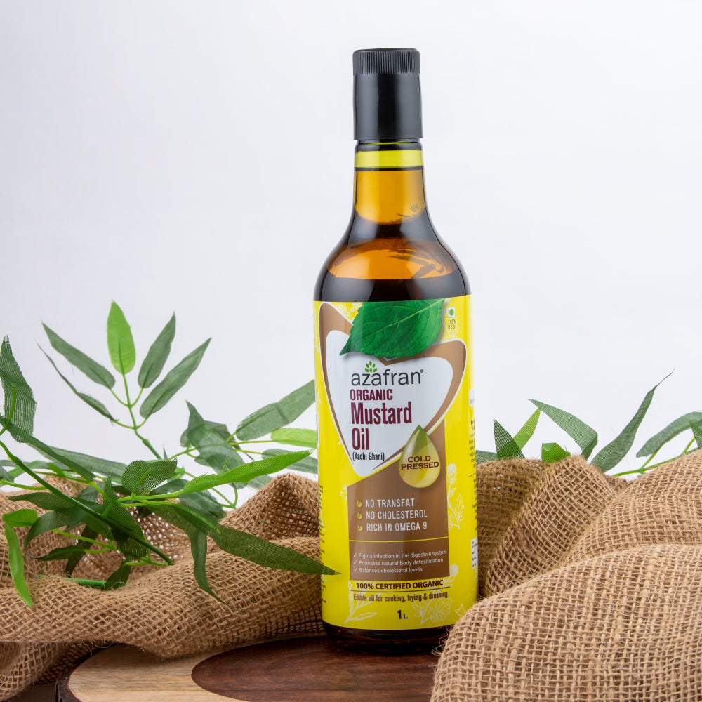 Organic Mustard Oil (Cold Pressed)