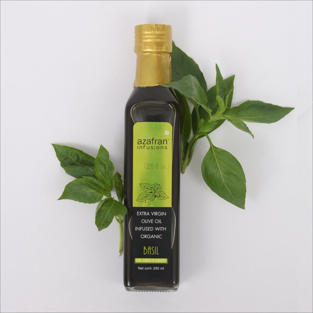 Basil Infused Extra Virgin Olive Oil