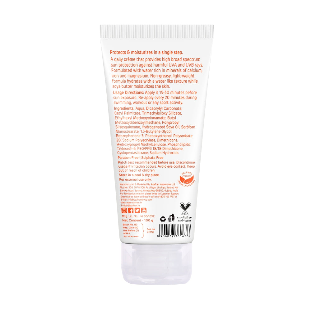 D’fend SPF 50 Non-toxic plant-based sunscreen