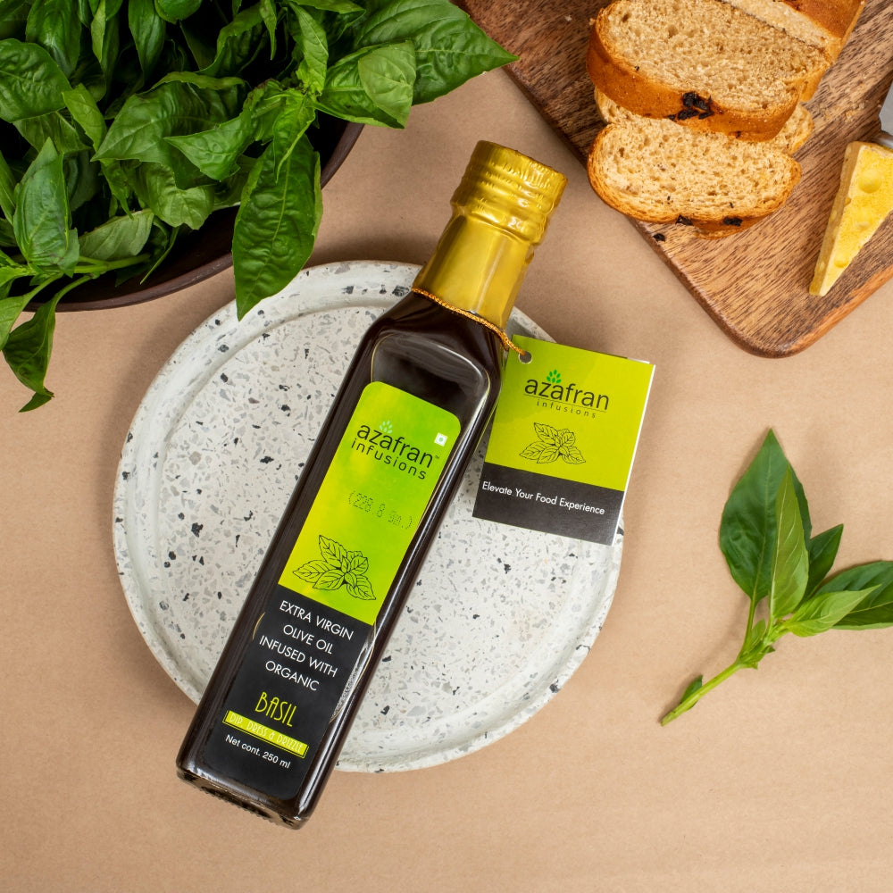 Basil Infused Extra Virgin Olive Oil