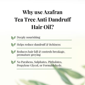 Tea Tree Anti Dandruff Hair Oil 100ml