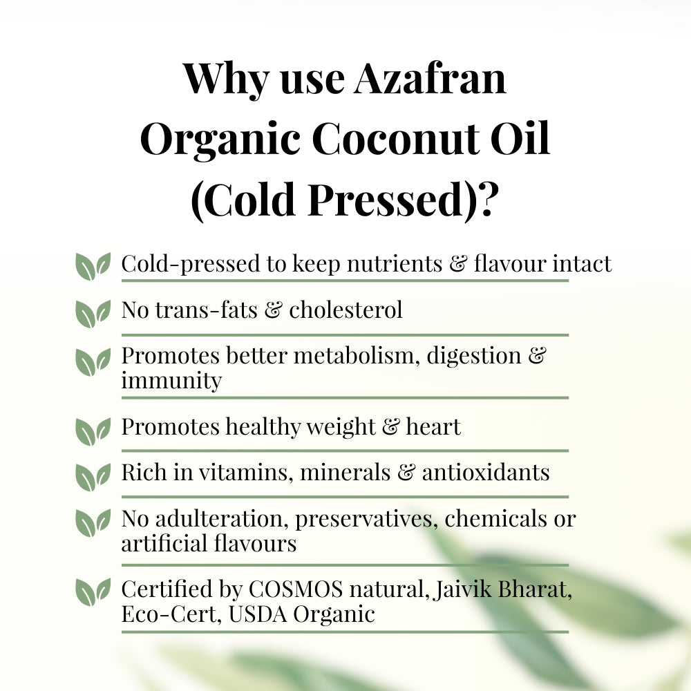 Organic Coconut Oil (Cold Pressed)