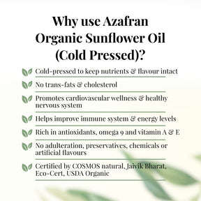 Organic Sunflower Oil (Cold Pressed)