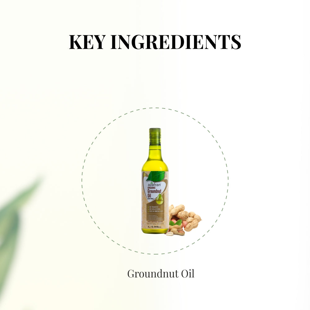 Organic Groundnut Oil (Cold Pressed)