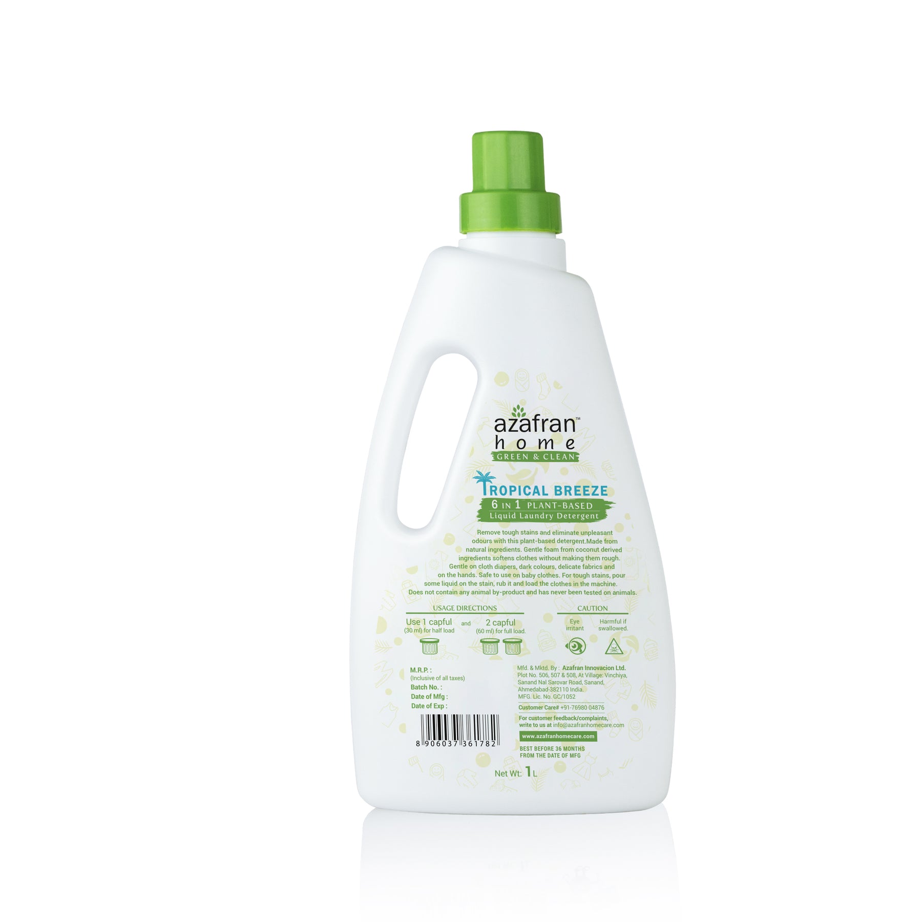 Tropical Breeze 6 in 1 Plant Based Liquid Laundry Detergent