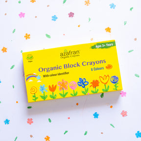 Organic Block Crayons (8 Colors)