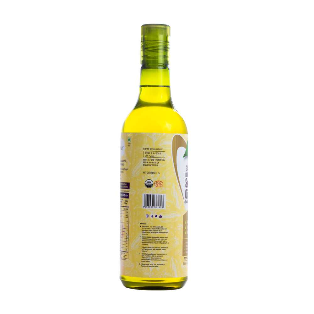 Organic Sesame Oil (Cold Pressed)