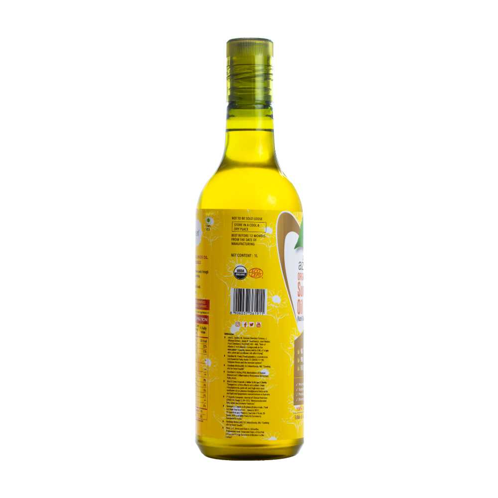 Organic Sunflower Oil (Cold Pressed)