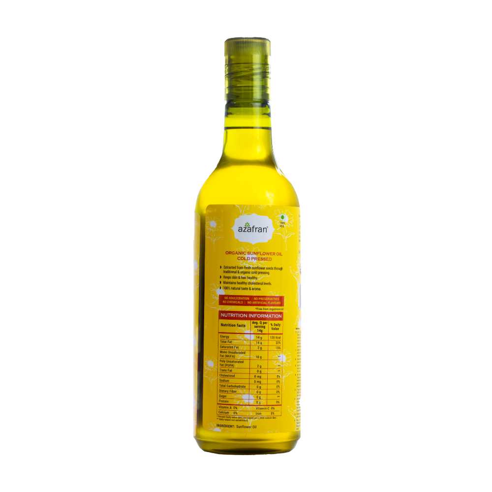 Organic Sunflower Oil (Cold Pressed)