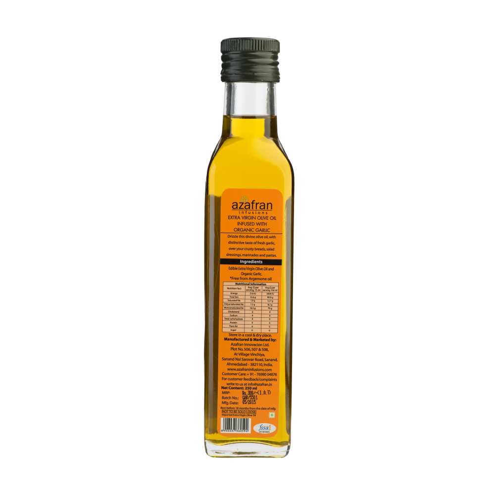 Garlic Infused Extra Virgin Olive Oil