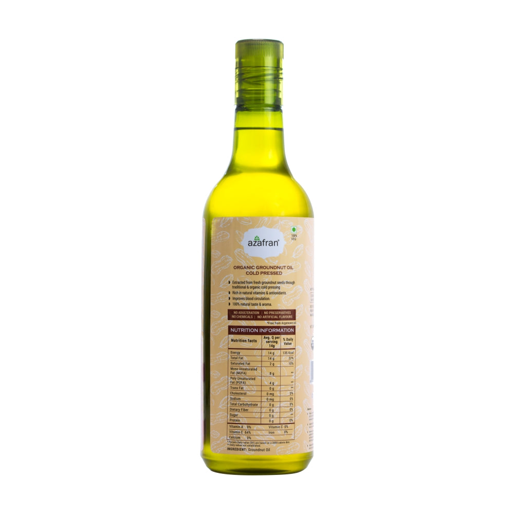 Organic Groundnut Oil (Cold Pressed)