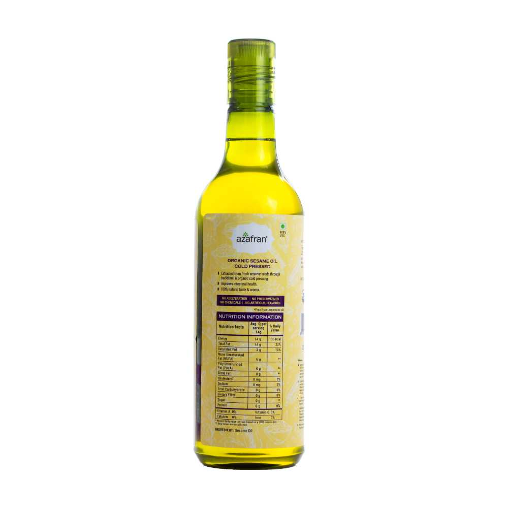 Organic Sesame Oil (Cold Pressed)