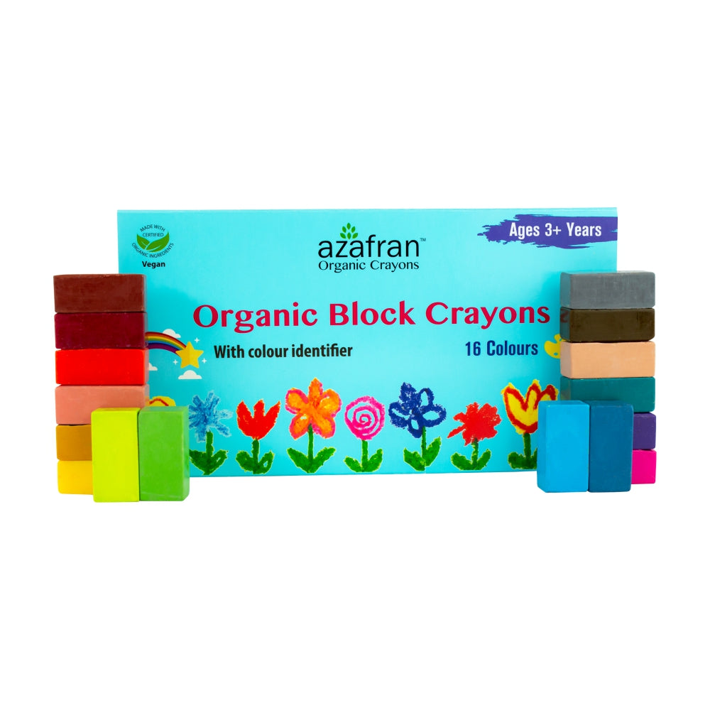 Organic Block Crayons (16 Colors)