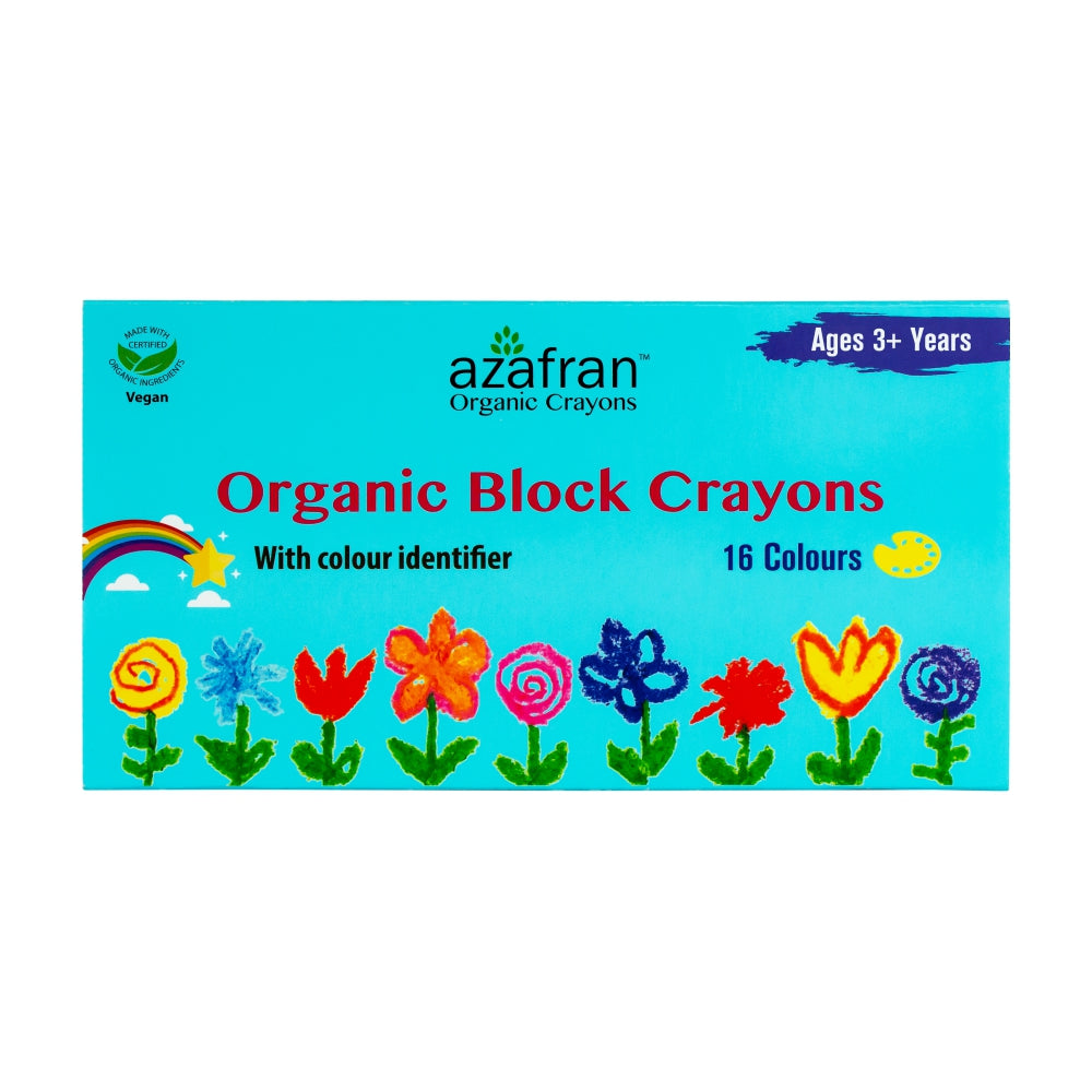 Organic Block Crayons (16 Colors)